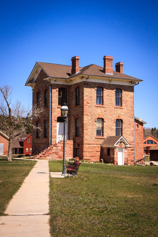 The old government building and library